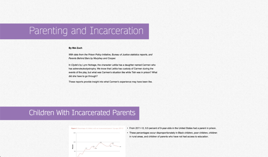 Parenting and Incarceration Parenting and Incarceration