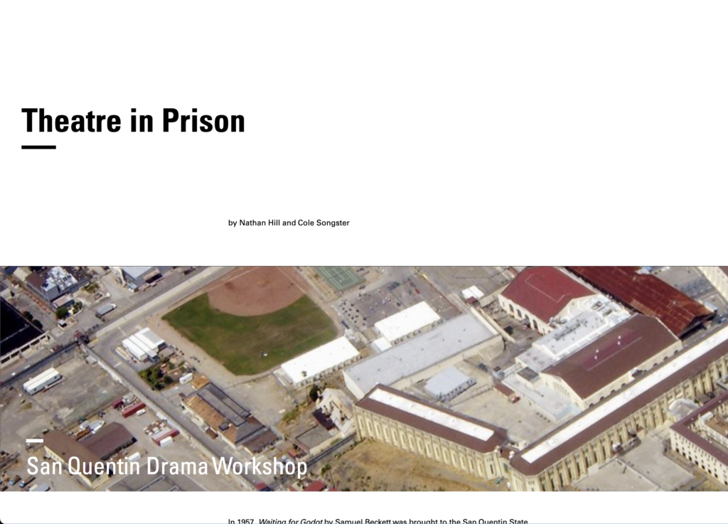 Theatre in Prison Theatre in Prison
