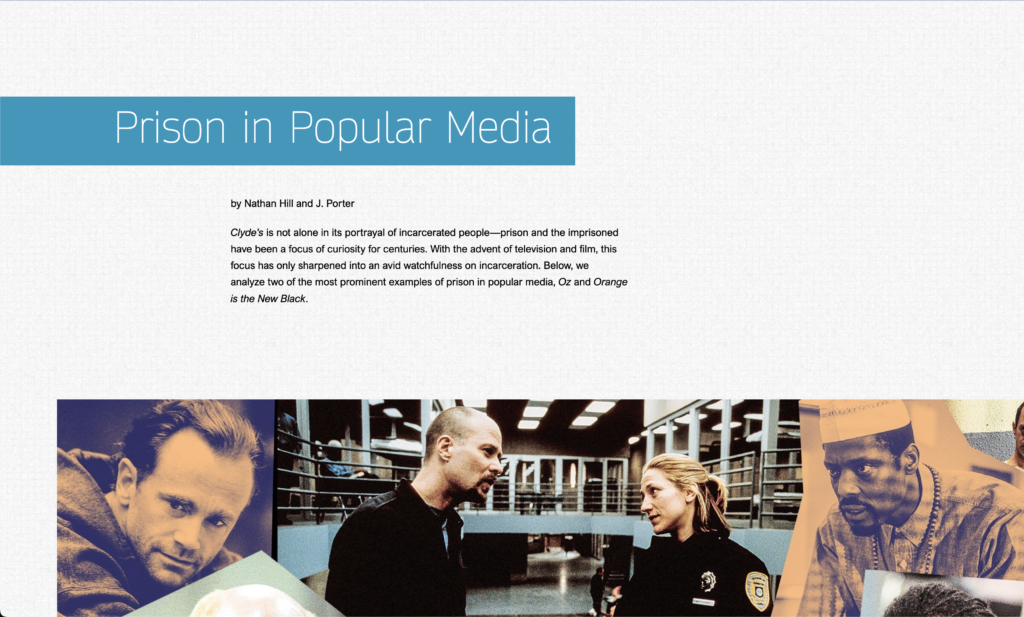 Prison in Popular Media Prison in Popular Media